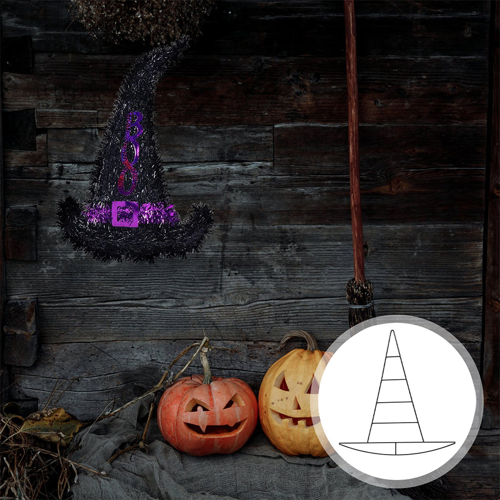 Wreath Form Wire - Wreath Witch Decor Hat Shaped Form