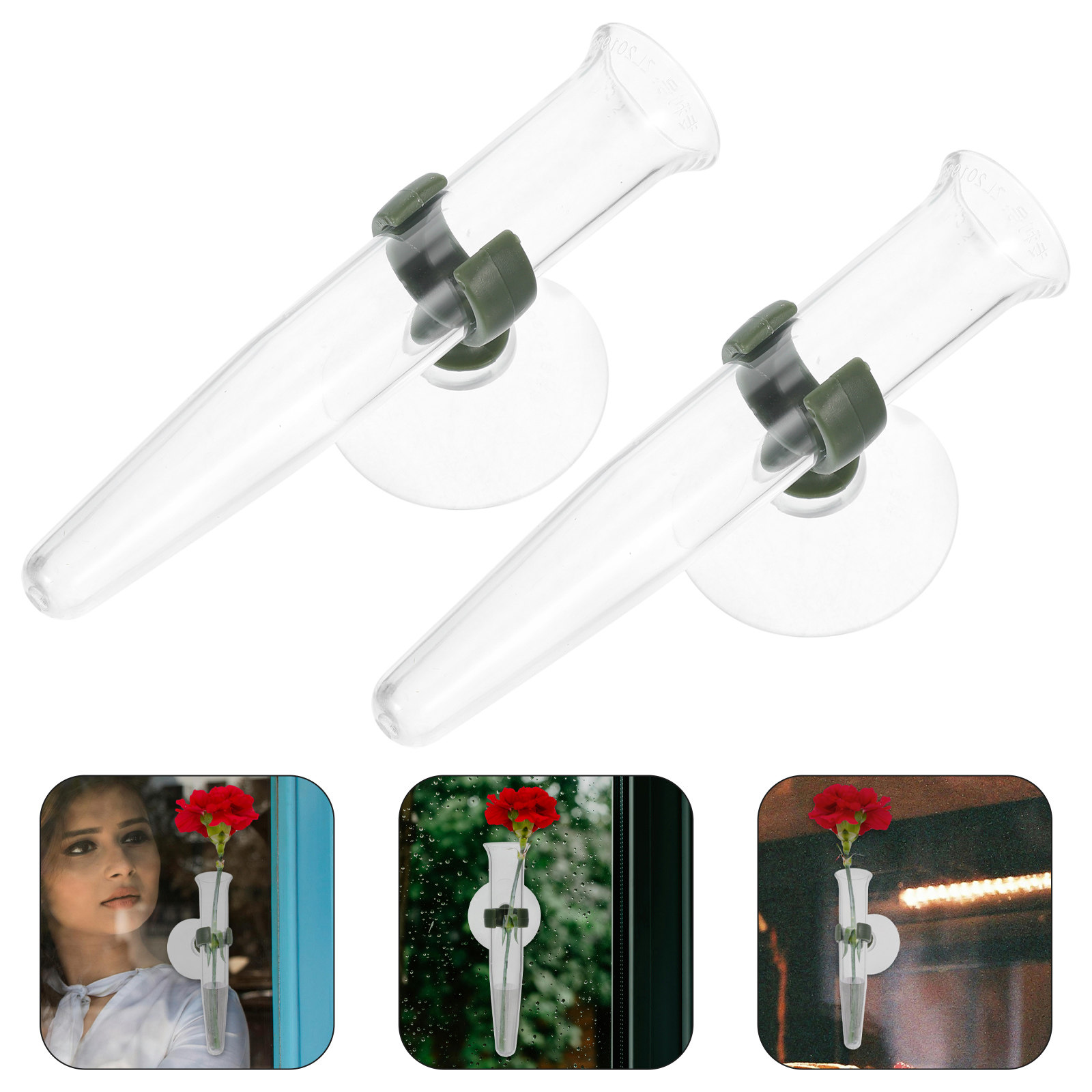 Longs Florist Supply - 8Pcs Clear Flower Stem Water Tubes