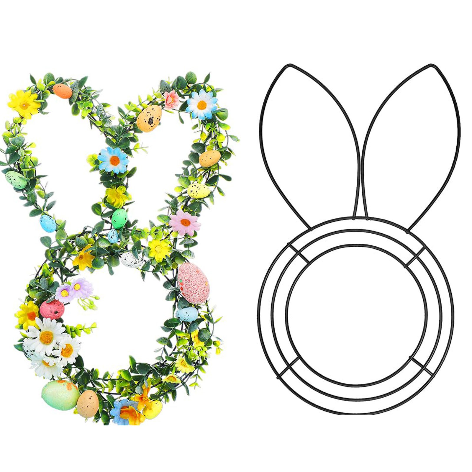 Easter Bunny Shaped Wire Wreat - Wreath Form Wire review and price