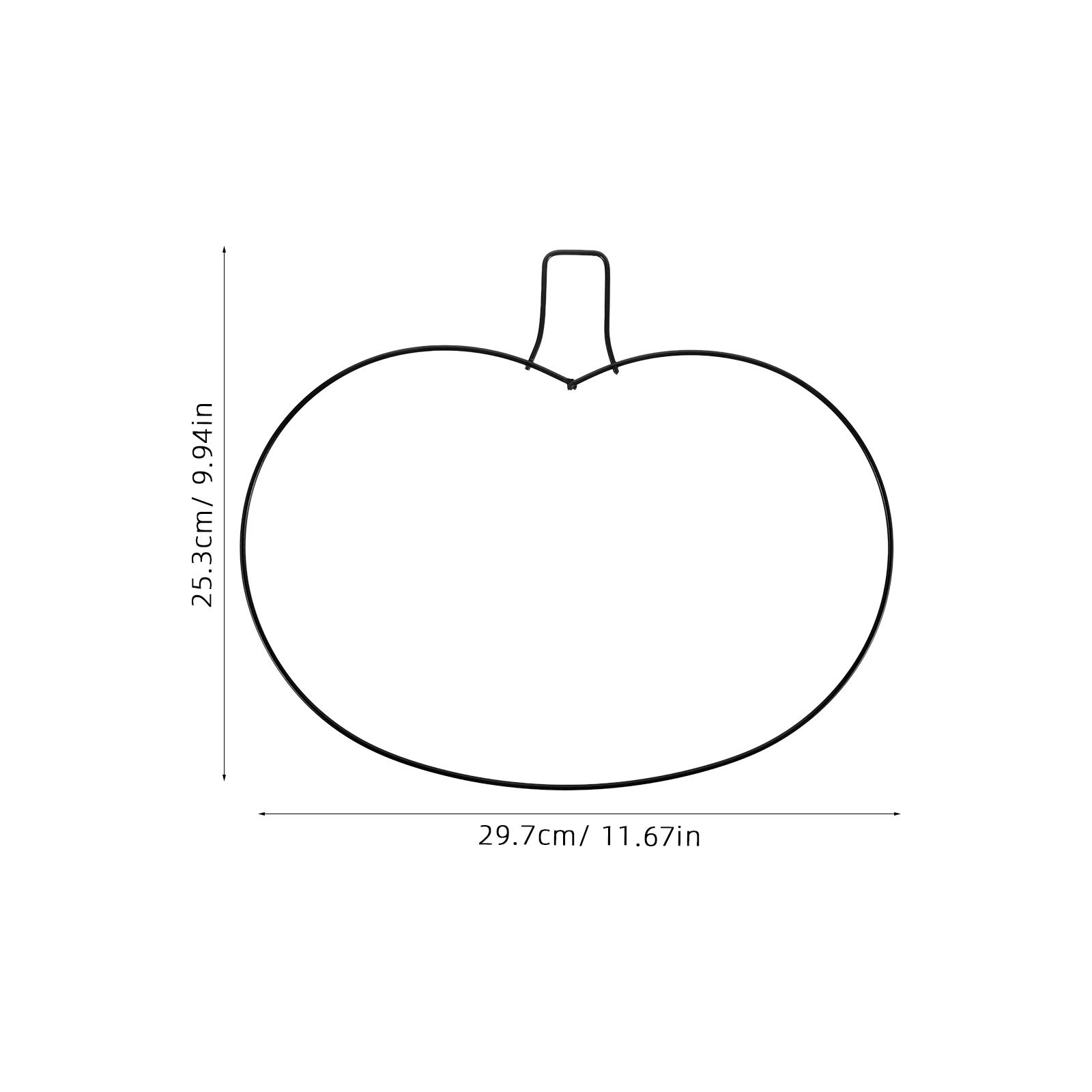 Pumpkin Shaped Metal Wreath Fr - Wreath Form Wire review and price