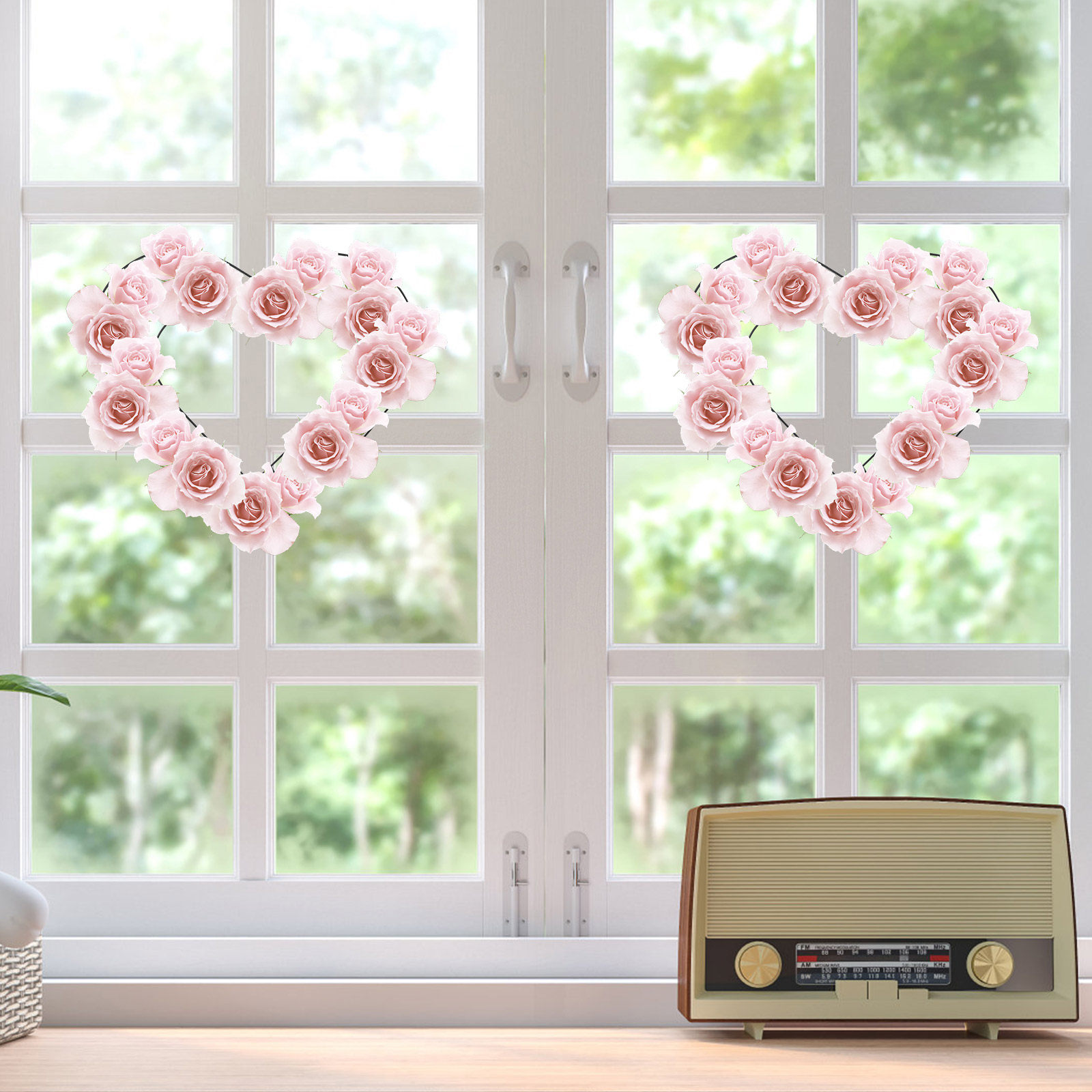 2Pcs Sturdy Metal Heart Wreath - Wreath Form Wire review and price